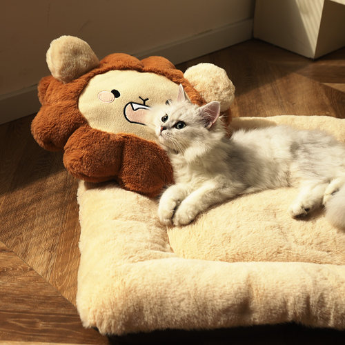 【小猫贴贴小狮子，可爱舒适】