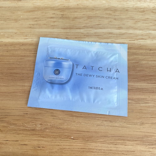 现货！美国TATCHA紫米焕亮面霜1ml小样 紧致保湿霜滋润去黄提亮