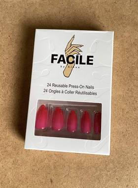 Dirty Shirley~美版正品Facile Press On Nails指甲胶片24个