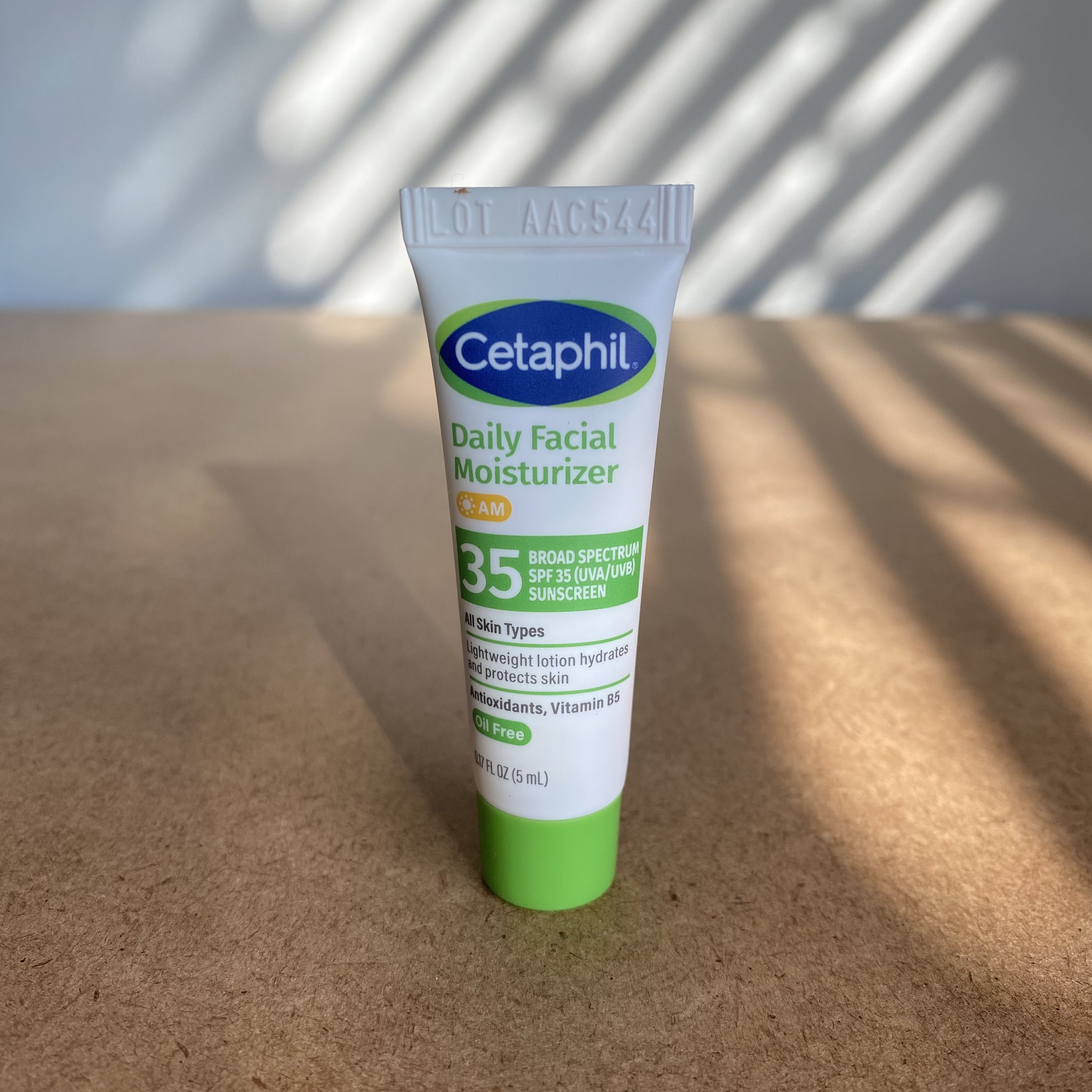 美版Cetaphil丝塔芙 保湿防晒抗氧化修护打底乳日霜5ml小样 SPF35