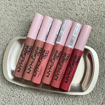 美国NYX Lip Lingerie XXL Matte哑光不沾杯持久雾面唇釉口红