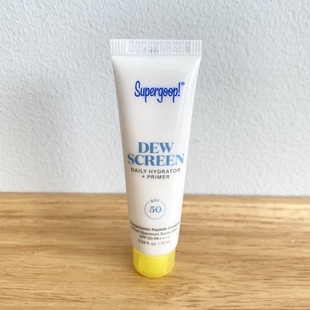 现货！美国supergoop Dew Screen日常保湿防晒妆前乳Spf50 10ml