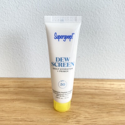 现货！美国supergoop Dew Screen日常保湿防晒妆前乳Spf50 10ml