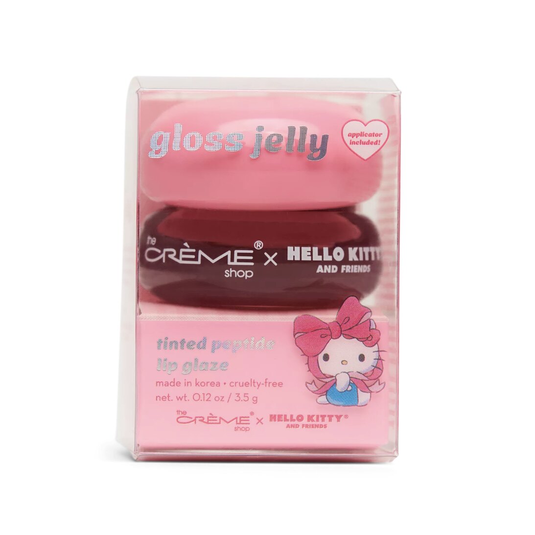 The Creme Shop x三丽鸥Hello Kitty镜光啫喱有色滋润唇膏3.5g