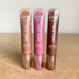 Jelly Job滋润彩妆超级闪亮玻璃唇 气啫喱唇漆～美国NYX新品 果冻元