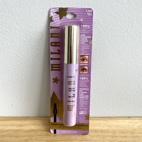 现！美国Milani Highly Rated紫管纤长丰盈睫毛膏#130 黑色9.5ml