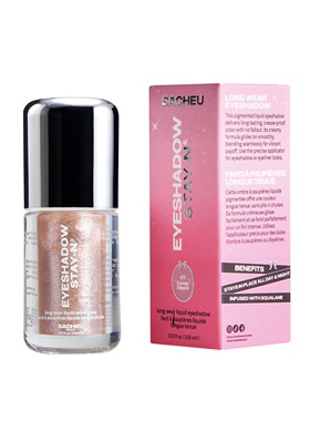 现货！美国Sacheu EYESHADOW STAY-N液体珠光眼影01#Candy Dipp'd