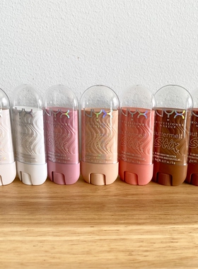 现货美国NYX黄油腮红高光棒Buttermelt Glaze Stix白女元气高光膏