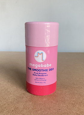 Megababe The Smoothie Deo无铝无小苏打丝滑止汗膏75g椰子青柠香