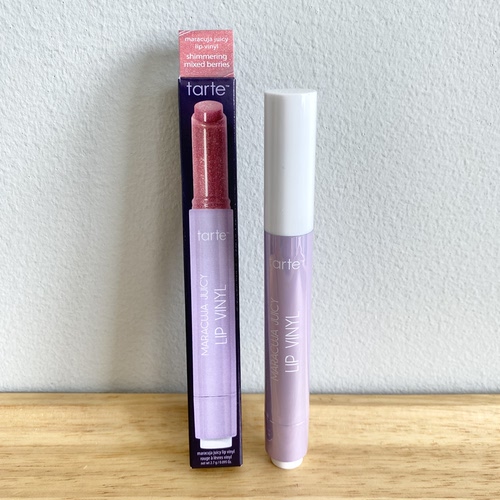 美国tarte Juicy Lip VINYL百香果唇膏笔口红2.7g Mix berries