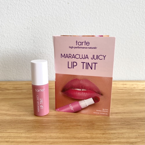 美国Tarte Maracuja Juicy lip tint百香果护唇釉口红0.5ml小样