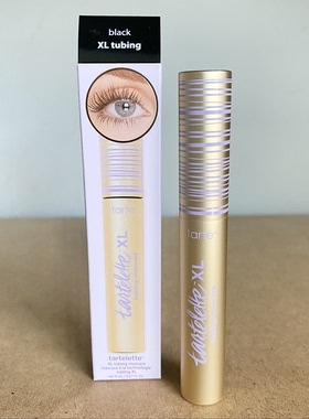 Tarte金管XL加强版睫毛膏tartelette tubing管状纤维抗晕纤长浓密