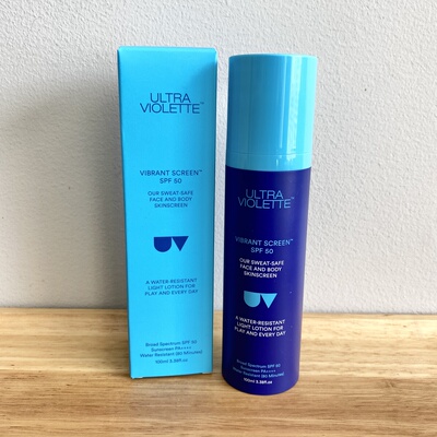 美国Ultra Violette广谱SPF50+面部身体物理防晒霜100ml不含酒精
