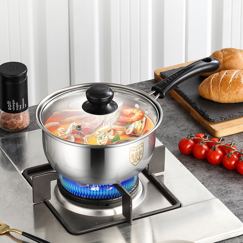 304不锈钢奶锅宝宝婴儿辅食煮面