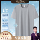 【花总Elvis】夏季冰感透气舒适速干运动短袖T36005