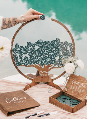 手工签到板幼儿园毕业同学录婚礼结婚毕业纪念册开业户外请柬框册