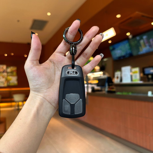 HEYCASE车钥匙套奥迪A4L 2023款Q5L/A5/S4/A4/A5钥匙套钥匙扣