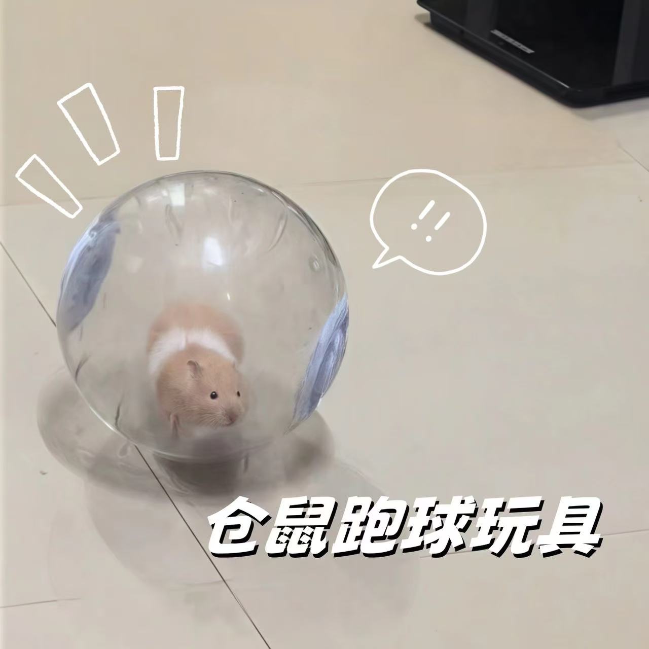 仓鼠跑球解闷玩具自嗨跑轮金丝熊