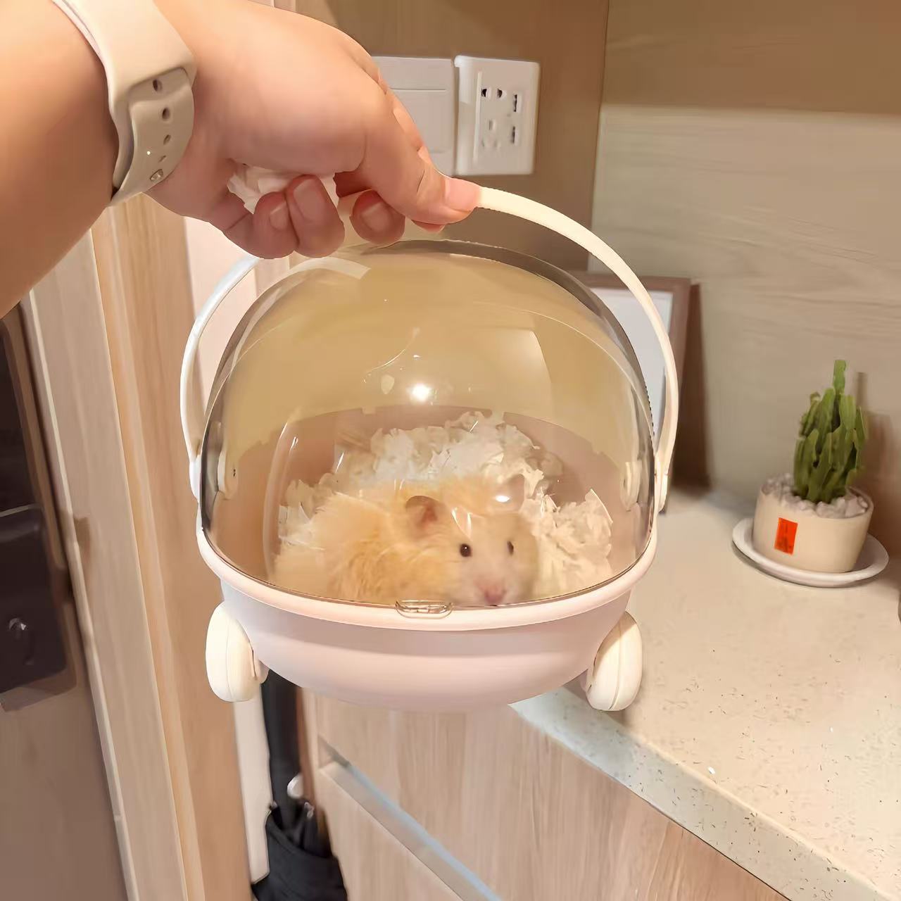 多巴胺配色仓鼠外带笼四季通用可
