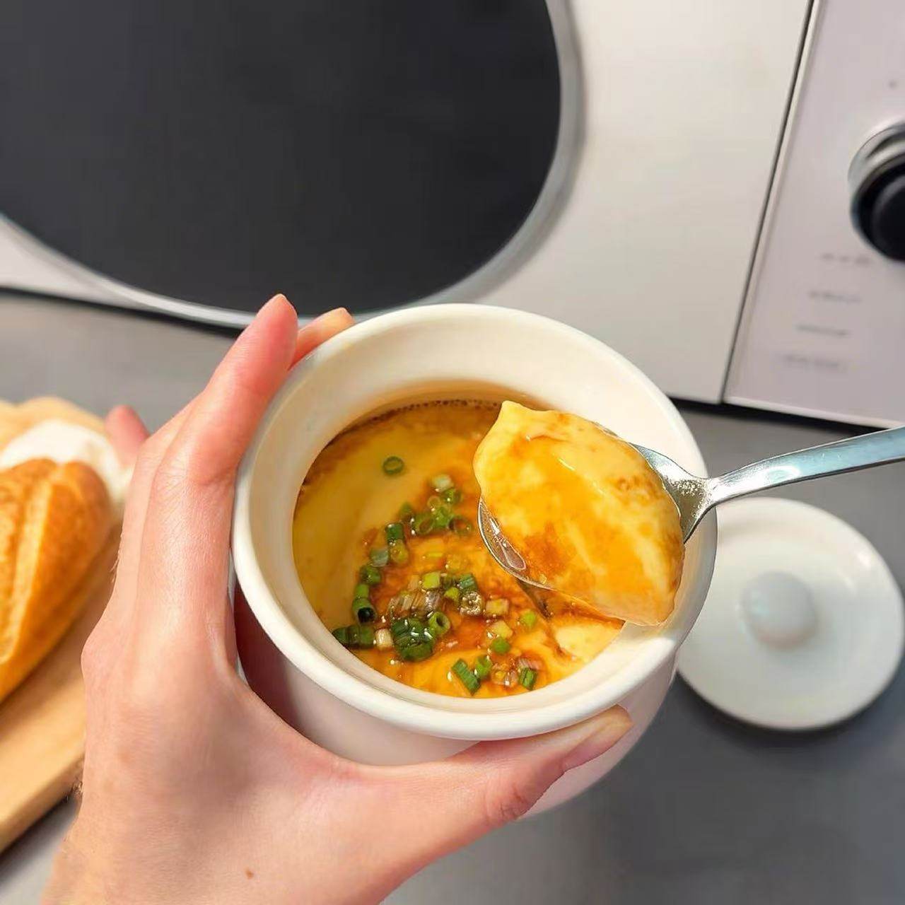 微波炉蒸鸡蛋糕专用碗陶瓷瓦罐炖盅一人份家用食品级耐高温猪油罐