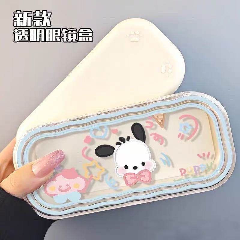 可爱眼镜盒帕恰狗ins颜值凯蒂猫