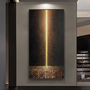 科技感星空玄关装饰画现代简约玄幻竖款入户门挂画小众立体壁画