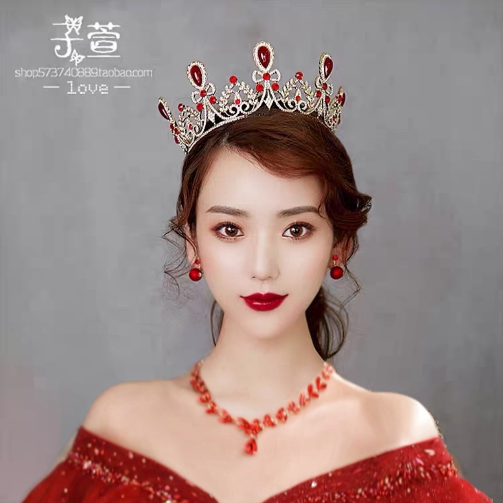 高档皇冠宝石宴会晚礼服新娘头饰