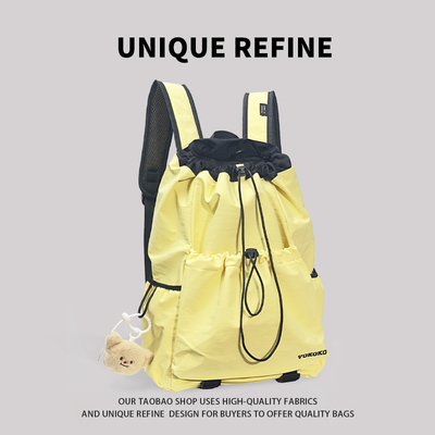 0816#新品 双肩包女轻便百搭学生书包2025新款户外运动旅行登山包