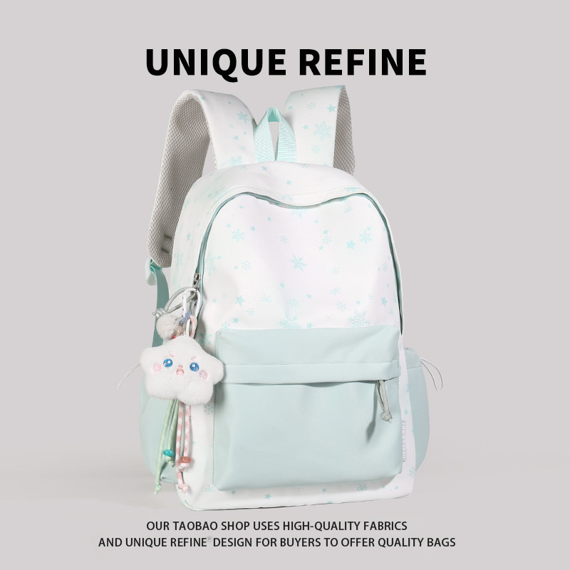 1224#新品 背包双肩女高中生大学生小清新高颜值书包大容量双肩包