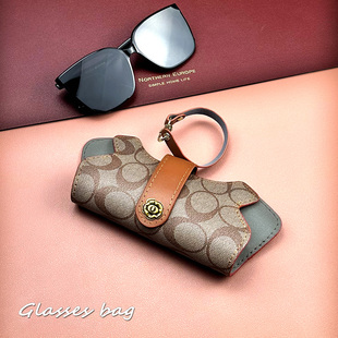 新款 外挂眼镜收纳袋近视眼镜盒防掉墨镜包 男女士防压眼镜包便携式