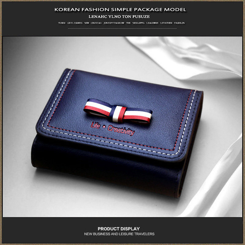 卡包女式多卡位可爱小清新个性复古迷你多功能卡片包名片夹蝴蝶结