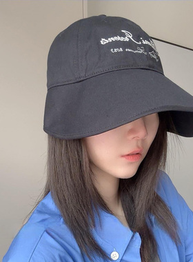 鸭舌渔夫帽休闲女春夏宽檐显脸小