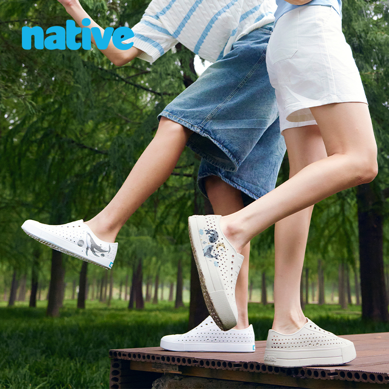 native洞洞鞋男女同款夏季沙滩鞋