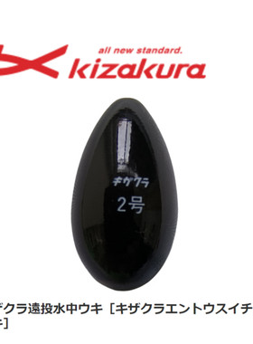 日本进口kizakura卡萨酷拉矶钓远投水中海钓中通水下浮漂垂钓配件