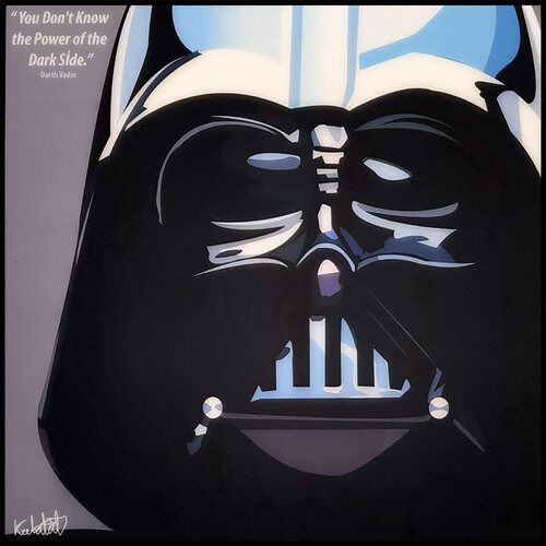 星球大战DarthVader黑武士挂画
