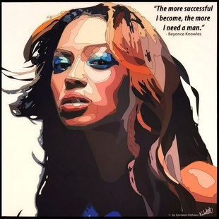 Pop波普艺术挂画 Knowles泰国Famous Queen Bey碧昂丝诺斯Beyonce