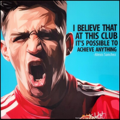 足球明星阿莱克西斯.桑切斯挂画