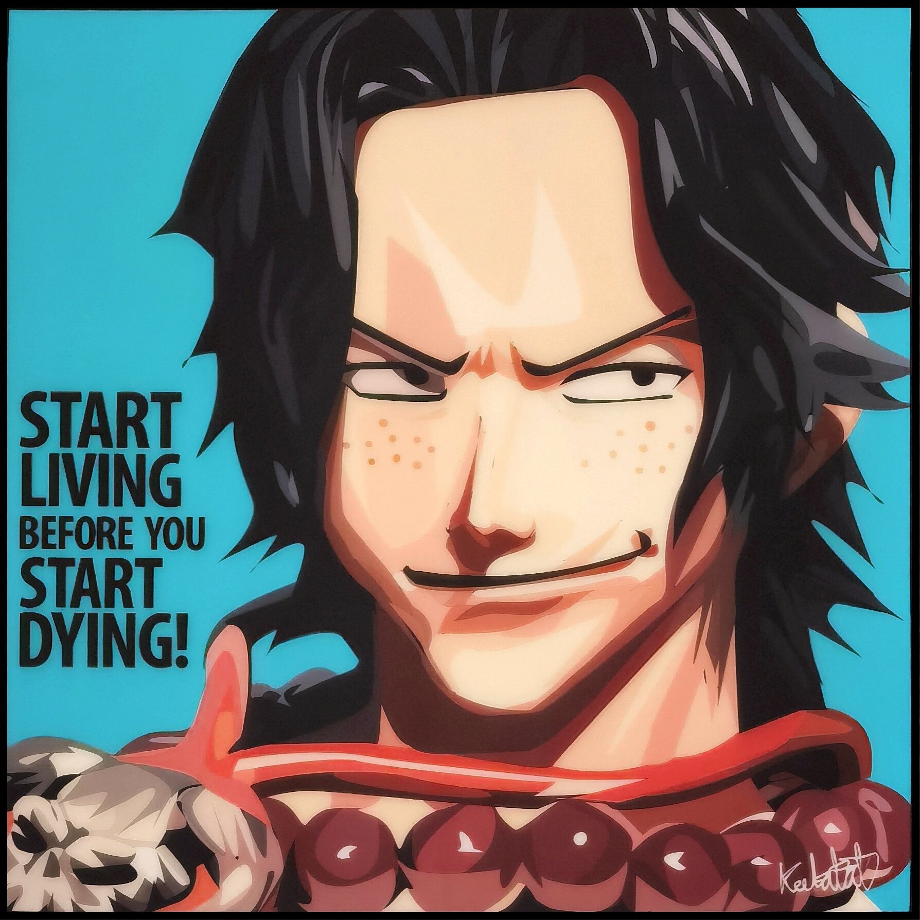 海贼王波特卡斯.D.艾斯挂画