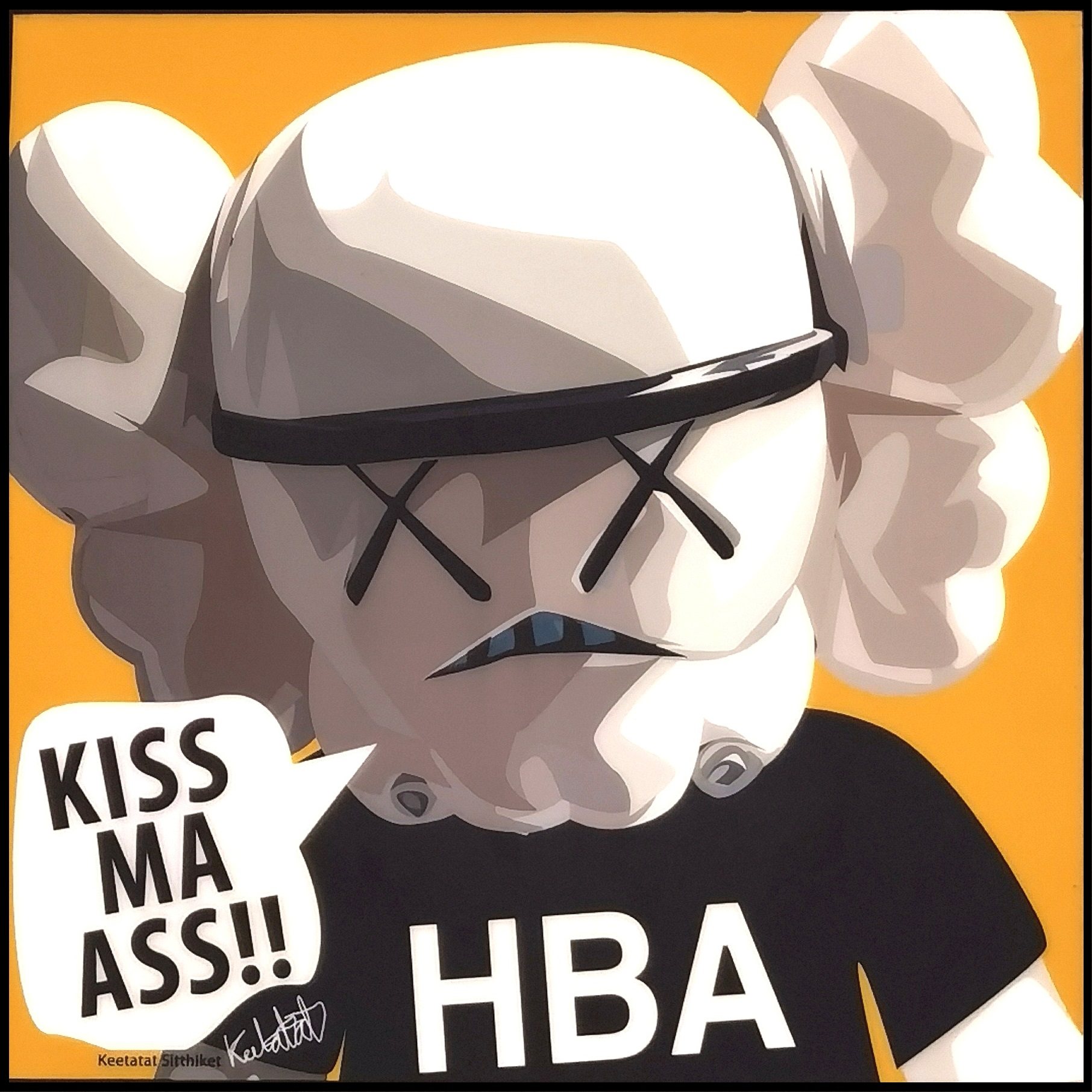 kaws公仔星球大战白兵挂画