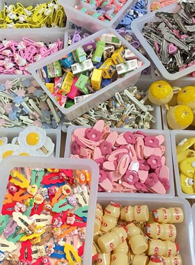 地摊发夹饰品批发小商品摆摊发卡一元鸭嘴夹批货精品头饰网红夜市