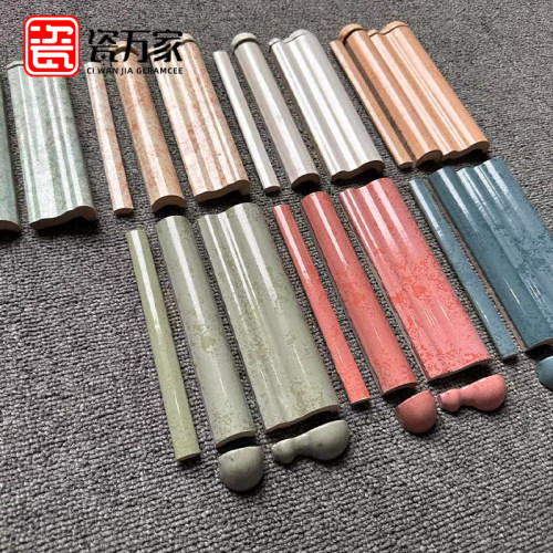 仿古砖压条厨房墙砖腰线