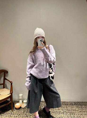 非实价2026秋季新款时尚气质高品质宽松百搭休闲显瘦羊绒上衣女