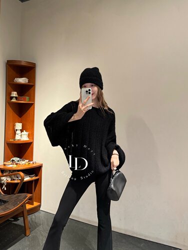 非实价2026秋季新款时尚气质高品质宽松百搭休闲显瘦羊绒毛衣女