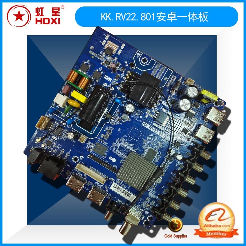 KK.RV22.801/RV35X.818网络三合一电视机主板安卓智能出口外单