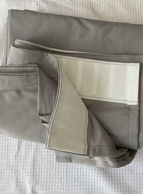 特价清仓窗帘成品窗帘纯色加厚短帘灰色挂钩款客厅卧室遮光帘超值