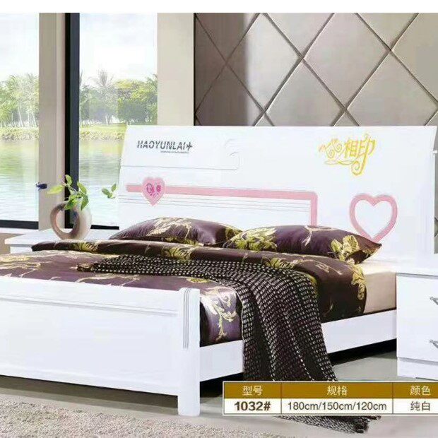 深圳 白色烤漆 实木床 全实木床架 1.2米 1.5米 双人 中式板床在类目 住宅家具, 床类, 实木床中 - 来自Buy2taobao.com提供专业的淘宝代购服务