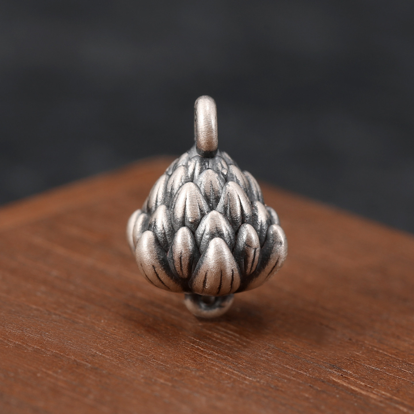 足银两世欢莲花吊坠手串配件