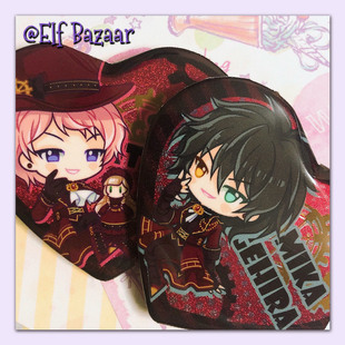 #现货#偶像梦幻祭es 斋宫宗 影片美伽 双闪 心吧唧 同人徽章