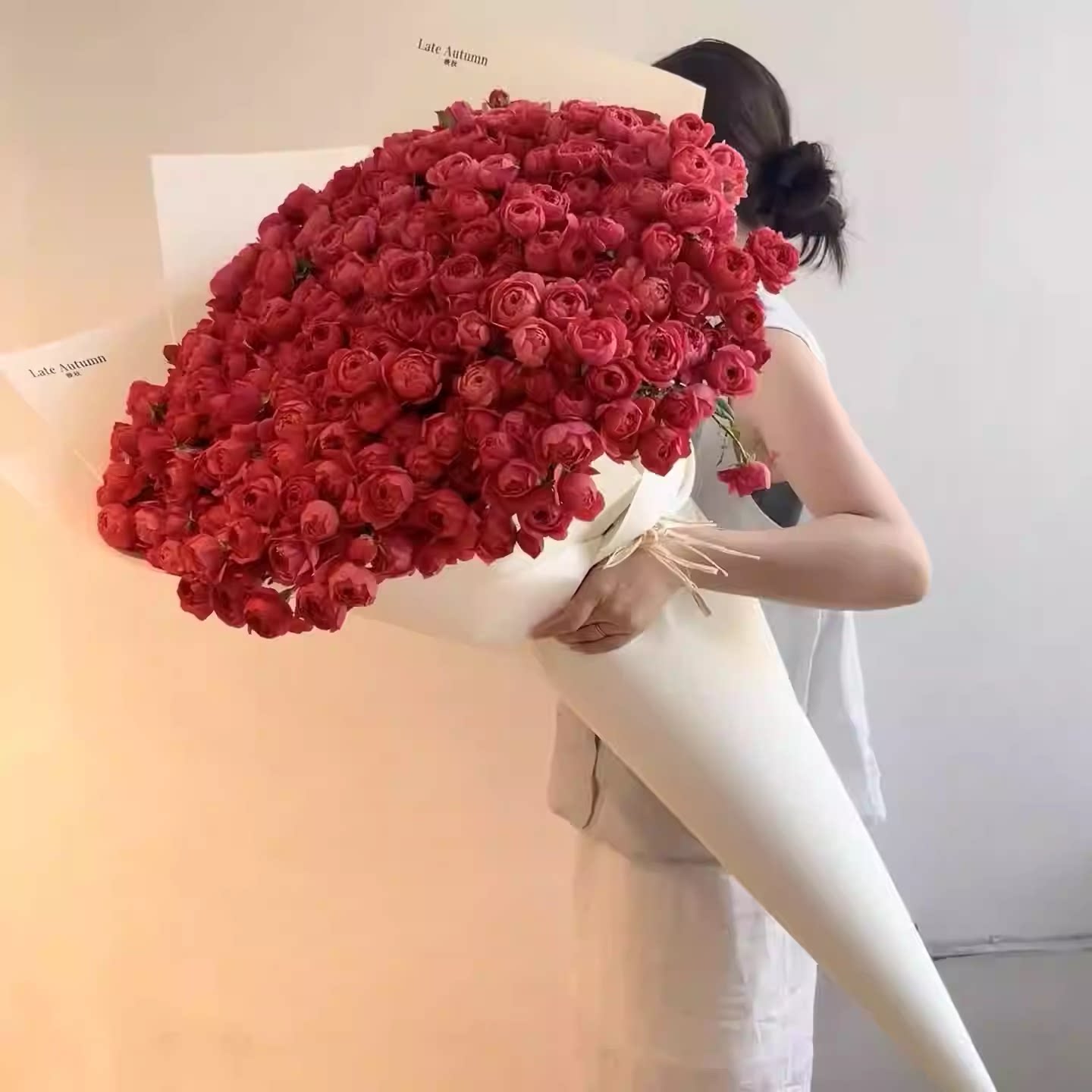 巨型超大多头玫瑰花束生日鲜花同城速递南京杭州苏州温州宁波合肥