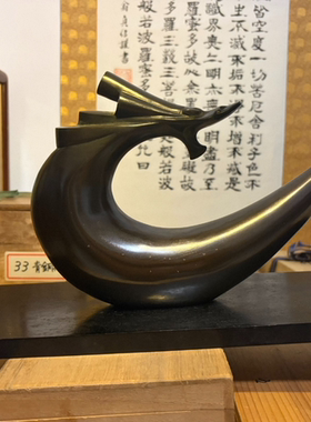 日本回流三枝惣太郎铜龙摆件，高冈铜器